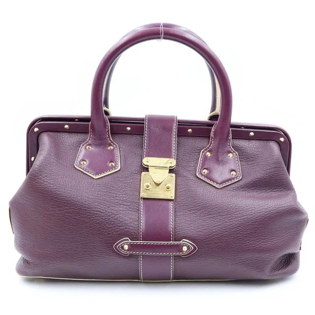 Louis Vuitton Suhali L'ingenieux PM Prunne Boston Bag Purple Leather Gold in Purple Leather from The Reluxe