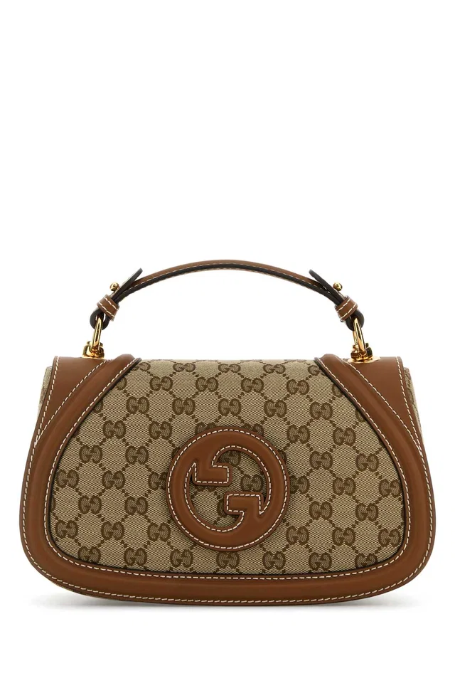 Gucci Blondie Shoulder Bag — Beige in Beige Coated canvas from HEWI