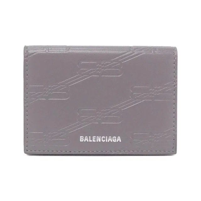 Balenciaga Emboss Monogram Calf Wallet in Leather from LuxUness