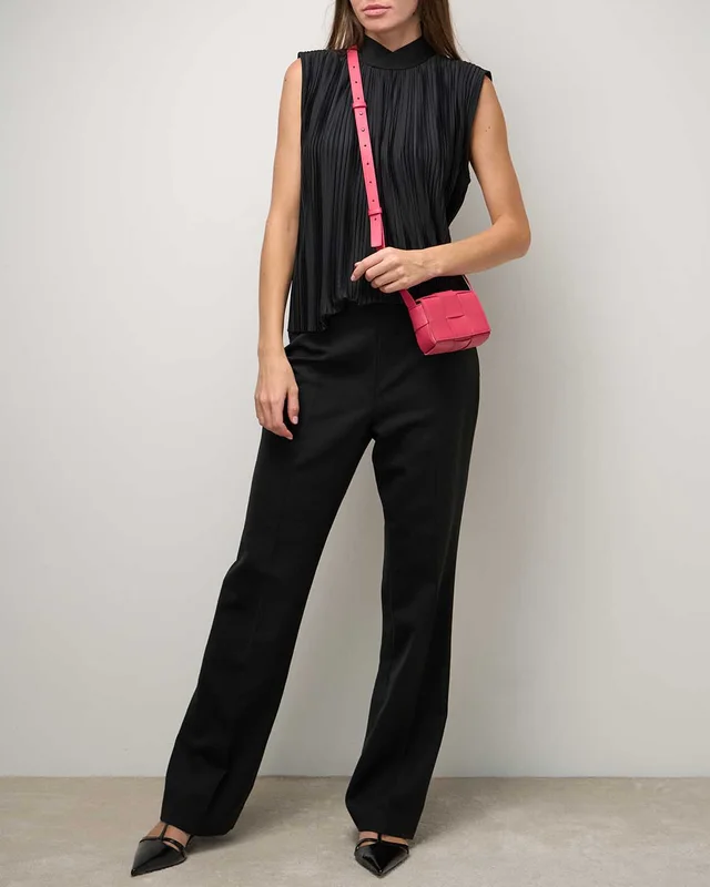 Bottega Veneta Cassette Micro Lamb Pink in Pink Lambskin from SACLÀB, photo 3 of 10