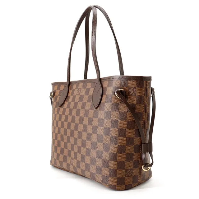 Louis Vuitton Neverfull RedN41359 Damier Ebene Canvas Size PM in Brown Canvas from GALLERY RARE, photo 2 of 14