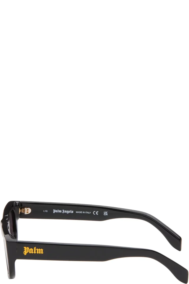 Palm Angels Black Ventura Sunglasses, photo 3 of 4 from SSENSE