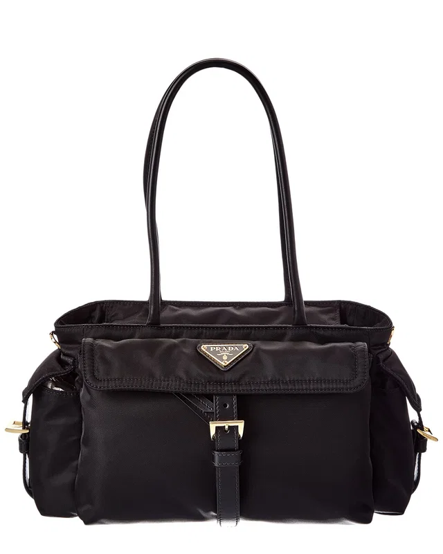 Prada Medium Nylon & Leather Shoulder Bag, image 1 of 1 from Rue La La
