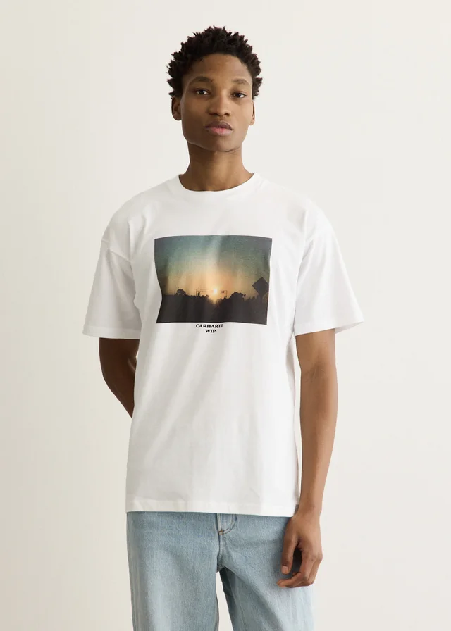 Carhartt WIP Warm Views T-Shirt in White from Incu, photo 1 of 1