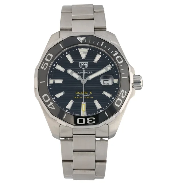 TAG Heuer Aquaracer WAY201A 43mm Stainless Steel Watch from H&T