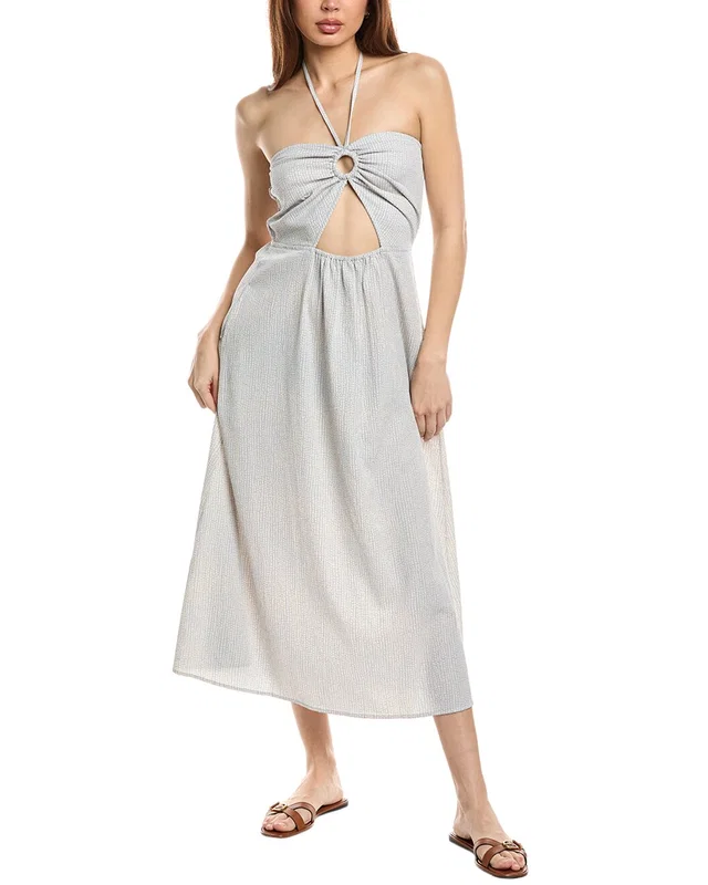 Echo Seersucker Midi Dress, image 1 of 1 from Gilt