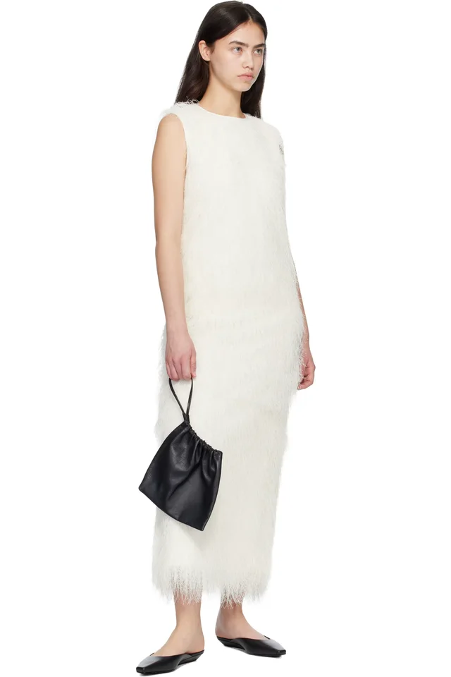 Loulou de Saison Black Diane Calf Leather Mule Flats, photo 5 of 5 from SSENSE