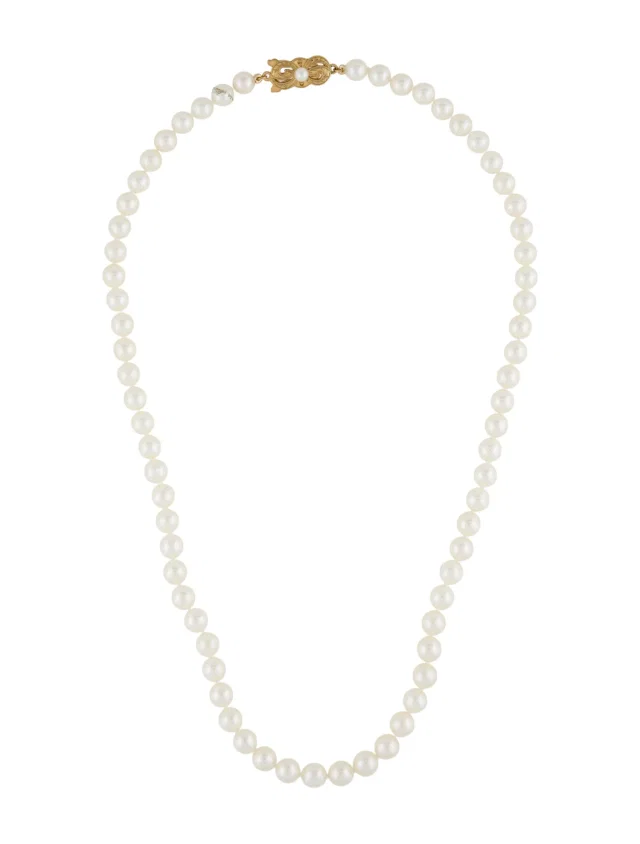 Mikimoto 18K Pearl Strand Necklace, 18" in multicolor from The RealReal