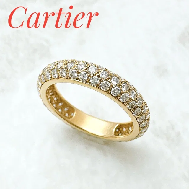 Cartier Mimi Star Full Pave Diamond Yellow Gold Ring in Yellow from The Reluxe