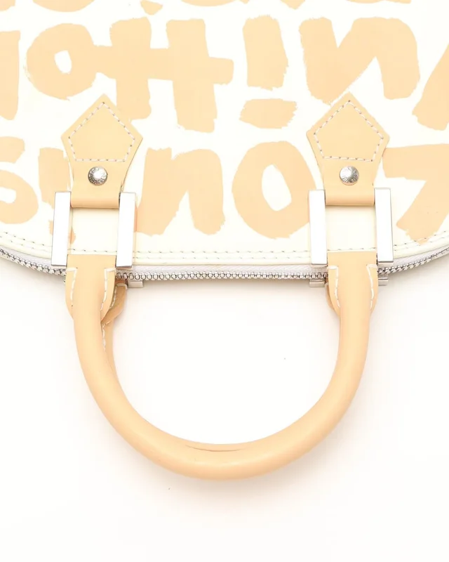 Louis Vuitton Stephen Sprouse Graffiti Alma MM Bag in Leather from A Retro Tale, photo 6 of 11