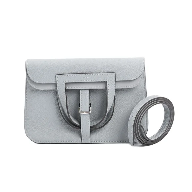 Hermès Handbag Halzan 25 in Clemence leather from The Reluxe