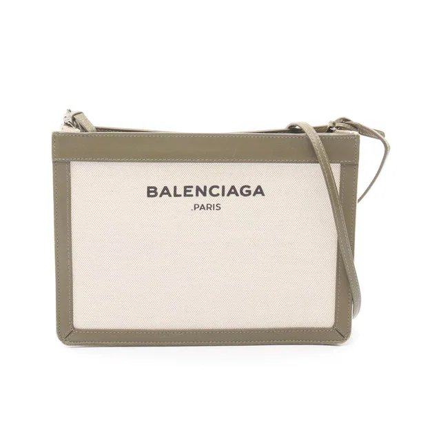 Balenciaga Navy Leather Shoulder Bag in Navy Leather from LuxUness