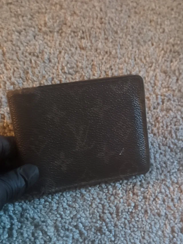 Louise Vuitton-Lv Mens Wallet in brown|red from Poshmark, photo 1 of 1