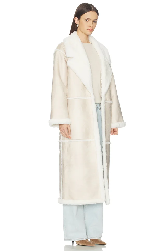 Tularosa Belen Coat in Ivory, photo 2 of 3 from REVOLVE (Canada)