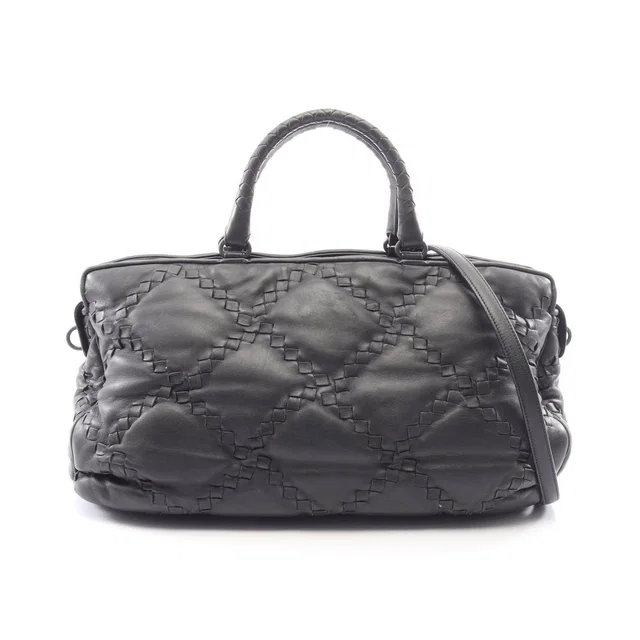 Bottega Veneta Intrecciato Calfskin Boston Bag in Calfskin from LuxUness