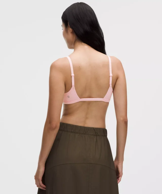 lululemon Ribbed Cami-Strap Bra *Light Support, B/C Cup in Pink Pearl, photo 2 of 6 from lululemon