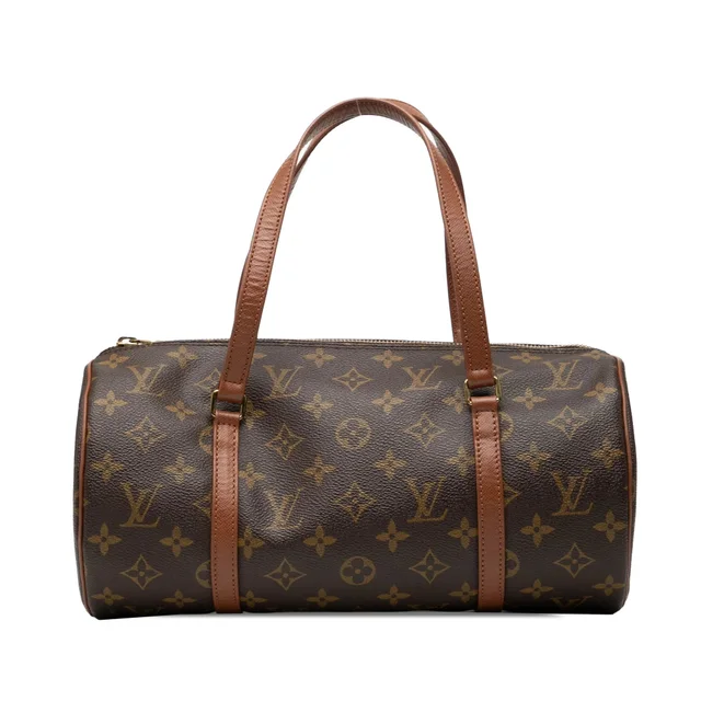 Brown Louis Vuitton Monogram Papillon 30 Handbag in Brown Coated canvas from Designer Revival