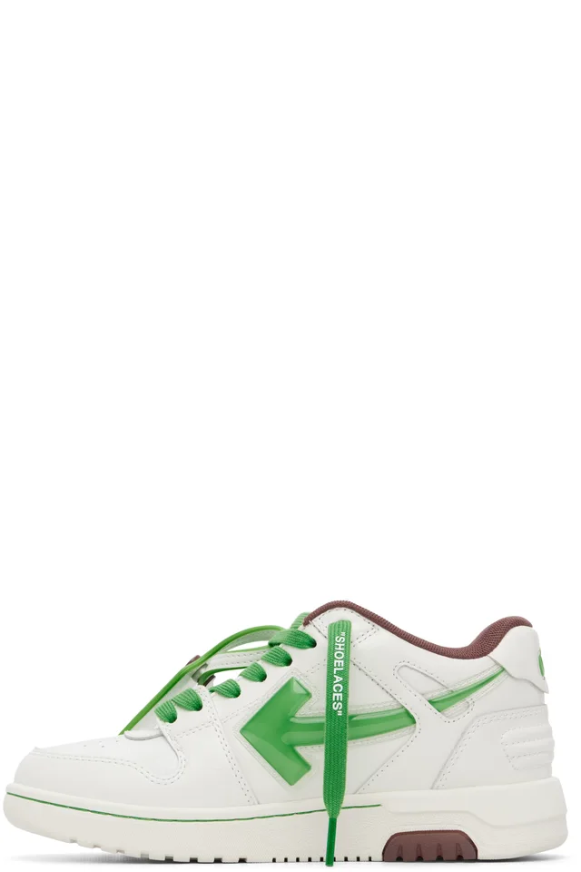 Off-White White 'Out Of Office' Bubble Arrow Sneakers, photo 3 of 4 from SSENSE