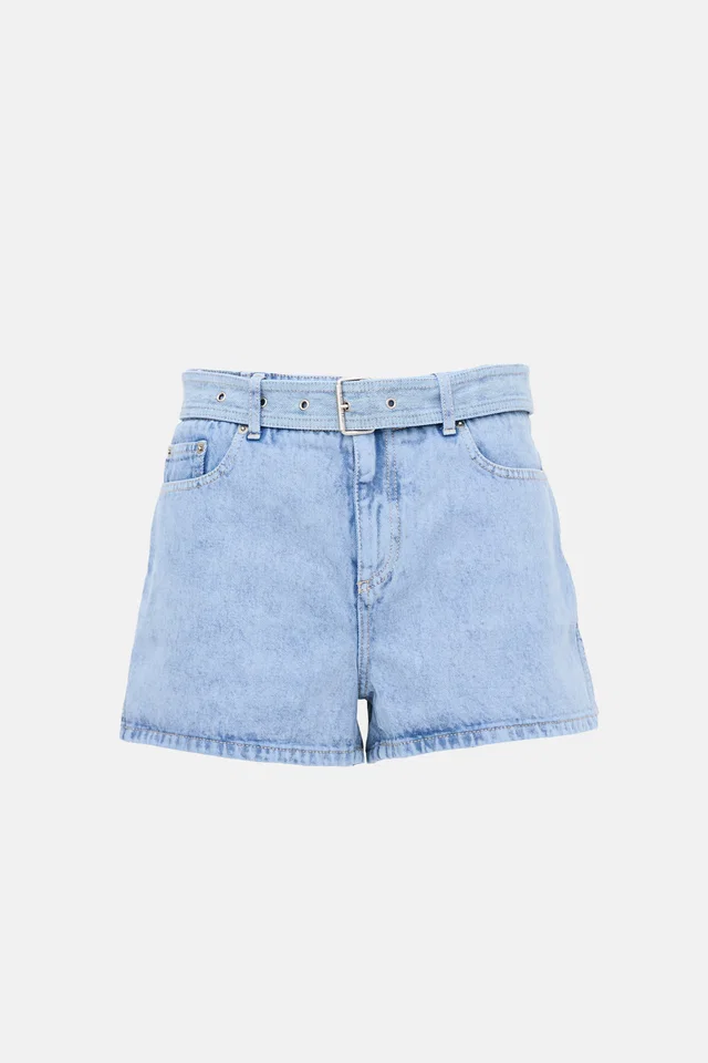 Dior Denim Belted Shorts in Denim from VSP Consignment