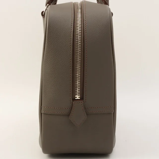 Hermès 2016 Plum 28 Etoupe in Taupe from VINTAGE QOO TOKYO, photo 4 of 13