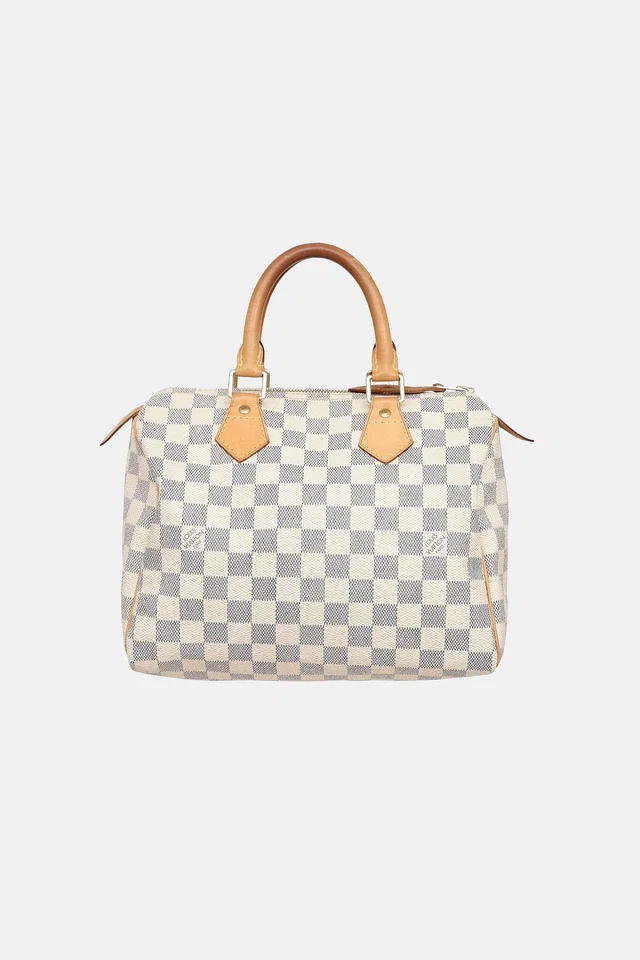 Louis Vuitton 2012 Damier Azur Speedy 25 Bag in Coated canvas from VSP Consignment