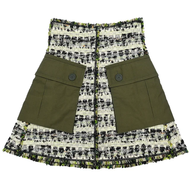 Louis Vuitton 2010 Skirt White in White Silk from AMORE Vintage Tokyo