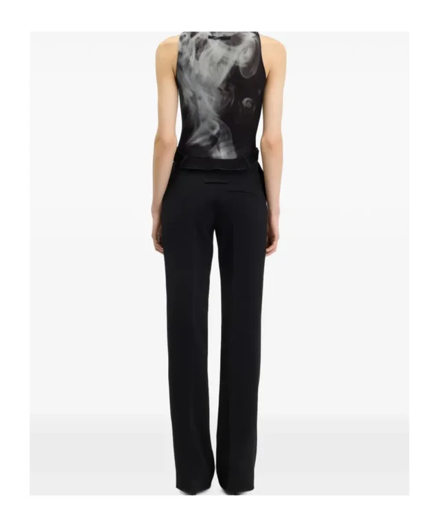 Jean Paul Gaultier Smoking Printed Mesh Bodysuit, photo 3 of 4 from SENSER