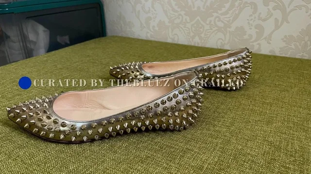 Christian Louboutin Gold Spike High Heels, Women's (Size 4) in multicolor from Grailed