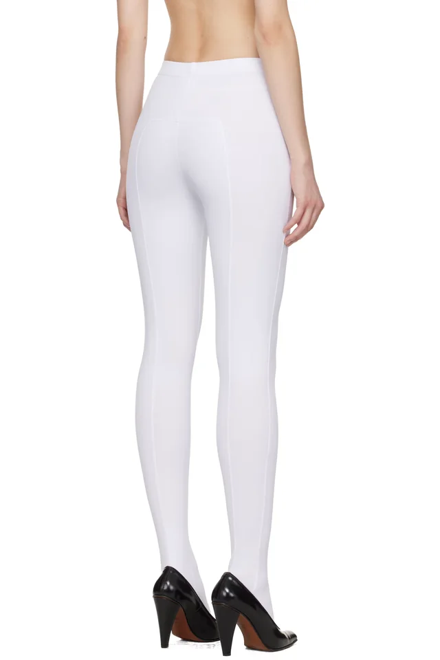VETEMENTS White Push-Up Tights, photo 3 of 4 from SSENSE