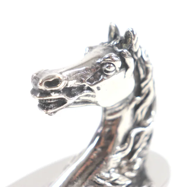 Hermès Shuval Horse Metal Bottle Opener in Silver from LuxUness, photo 8 of 11