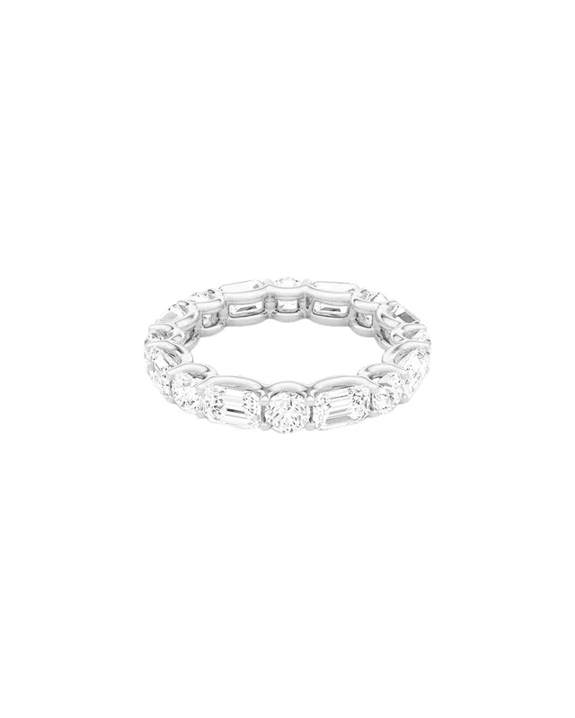 Lab Grown Diamonds 14K 4.00 ct. tw. Lab-Grown Diamond Ring in White, image 1 of 1 from Gilt