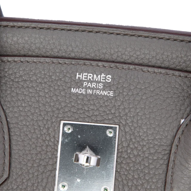 Hermès Clemence Birkin Retourne 35 in gray Clemence leather from Her-Age, photo 6 of 7