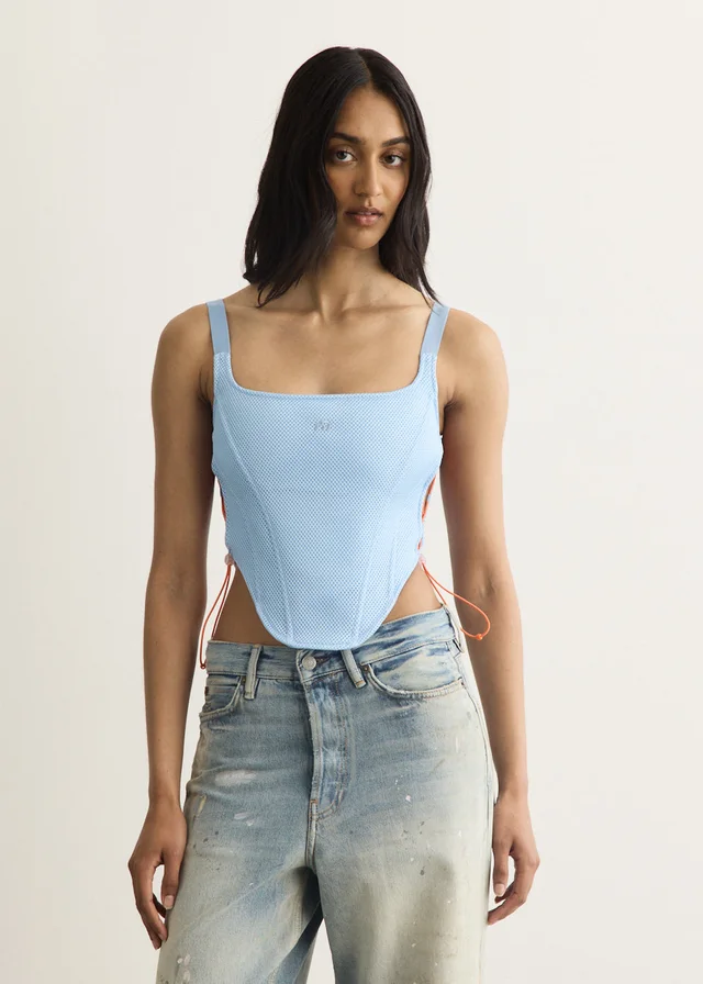 Adidas x MIAOU Corset in Blue from Incu, photo 1 of 1