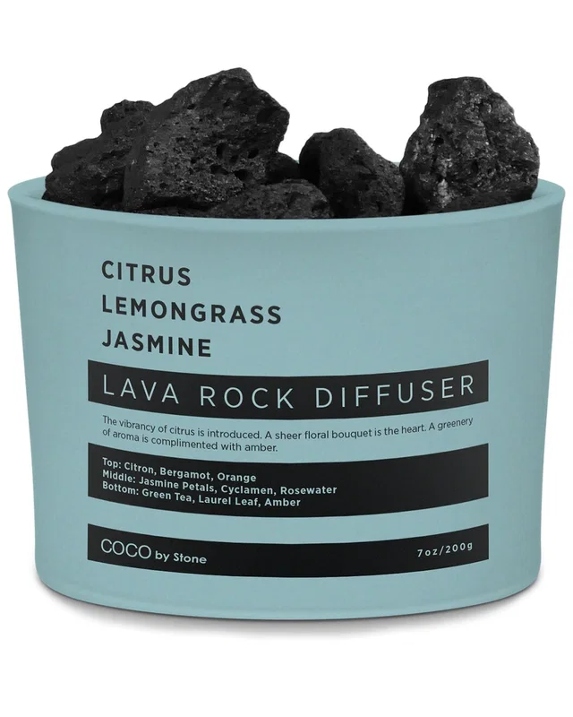 COCO by Stone Lava Rock Diffuser - Citrus, Lemongrass, Jasmine, image 1 of 1 from Rue La La
