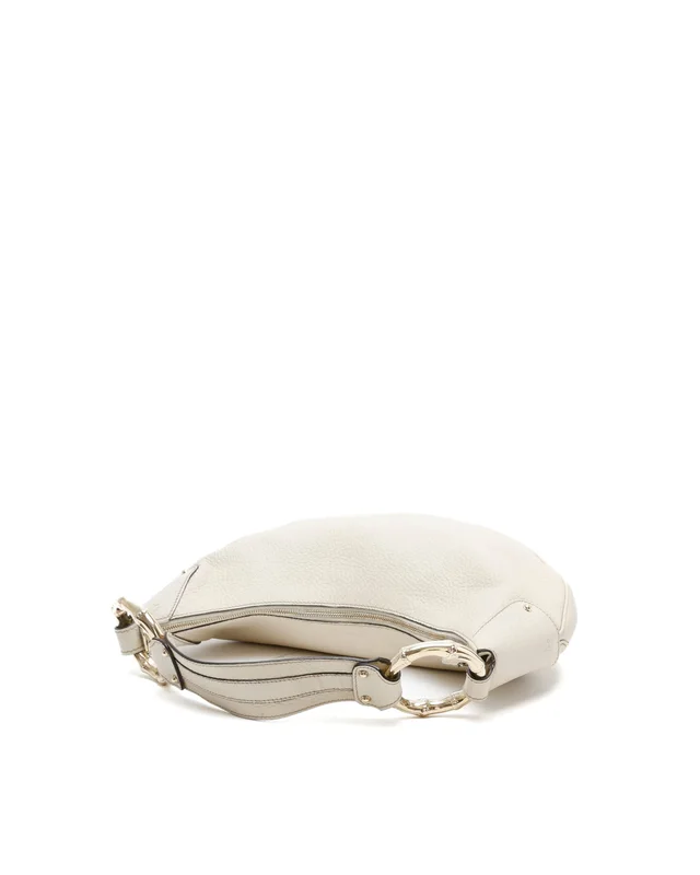 Gucci Bamboo Ring Half Moon Hobo Bag in Caviar leather from A Retro Tale, photo 4 of 8