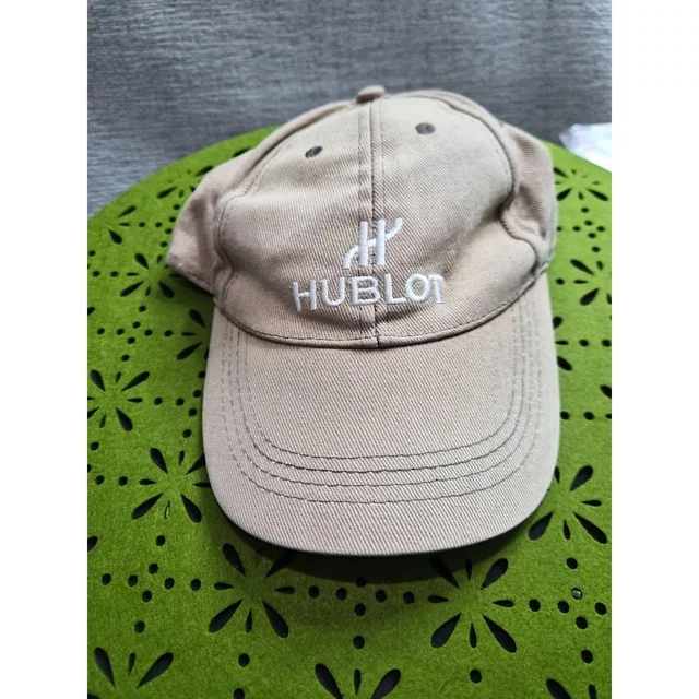 Hublot Baseball Cap Men One Size Beige Embroidered Logo Adjustable Strapback Hat in brown|neutral from Poshmark