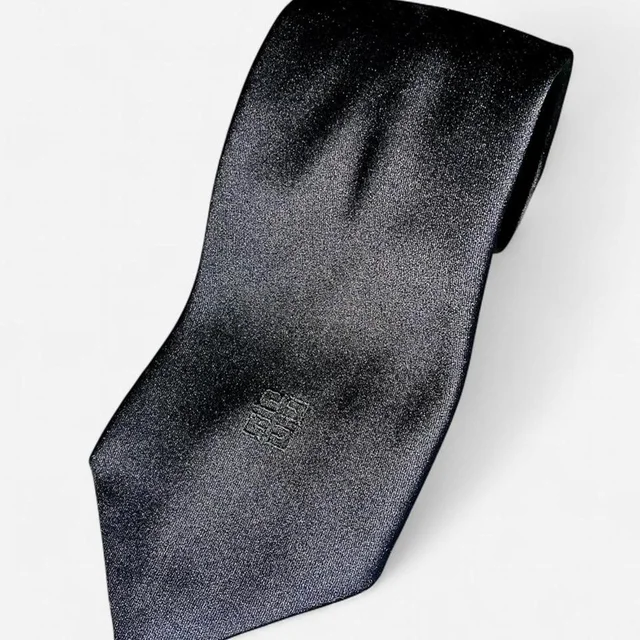 Givenchy Gentlemen Paris X Young Quinlan Vintage Mens Black Luxury Tie in black from Poshmark