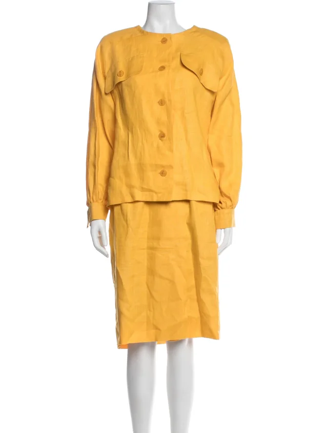 Givenchy Skirt Suit in yellow from The RealReal