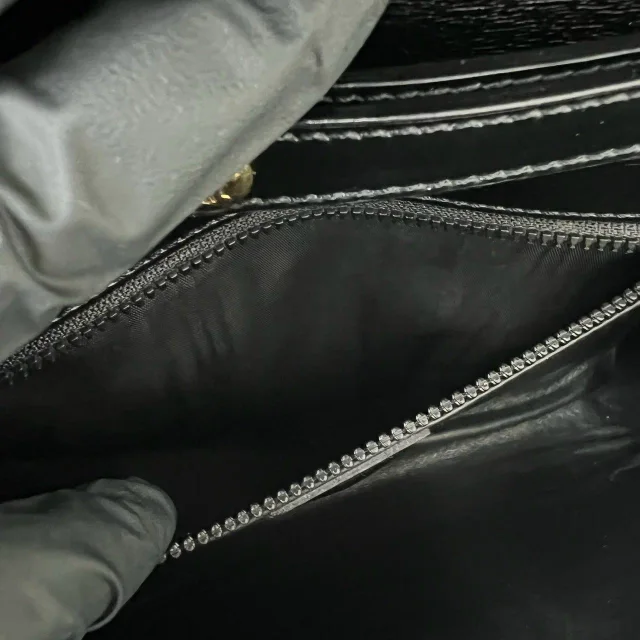 Celine Leather Shoulder Bag in Black Calfskin from LuxUness, photo 10 of 10