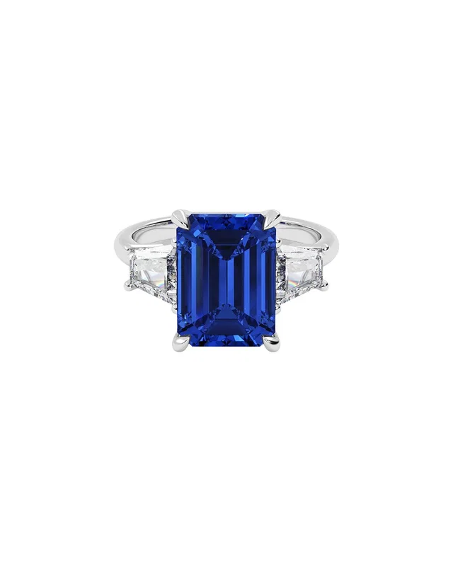 VOWE 14K 6.00 ct. tw. Lab-Grown Diamond & Lab-Grown Sapphire Ring, image 1 of 1 from Rue La La