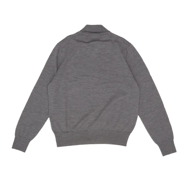 Ami Paris Long-sleeve knitted polo shirt, photo 2 of 2 from SENSER