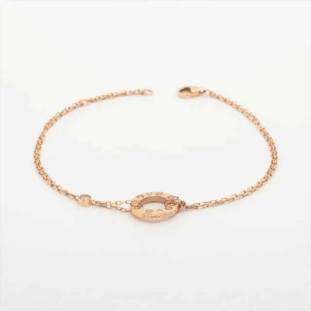 Cartier Love Bracelet On chain 2 Diamond from The Purse Affair