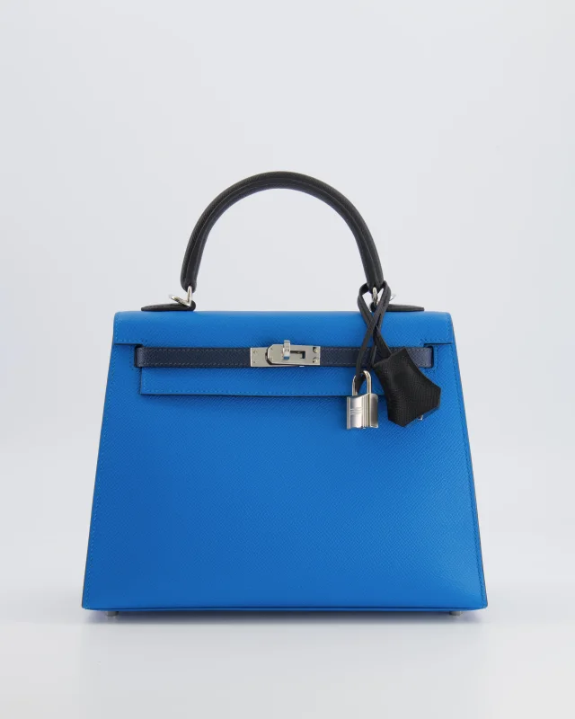 Hermès Kelly II Tricolour 25 Sellier Bag in Black Epsom leather from Sellier, photo 2 of 21