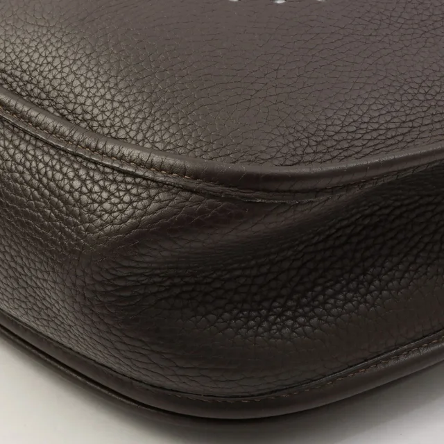 Hermès 2006 Evelyn II GM Chocolat in Clemence leather from VINTAGE QOO TOKYO, photo 9 of 18