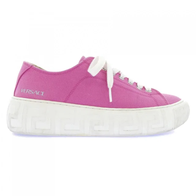 Versace Sneakers Pink in Pink from The Reluxe