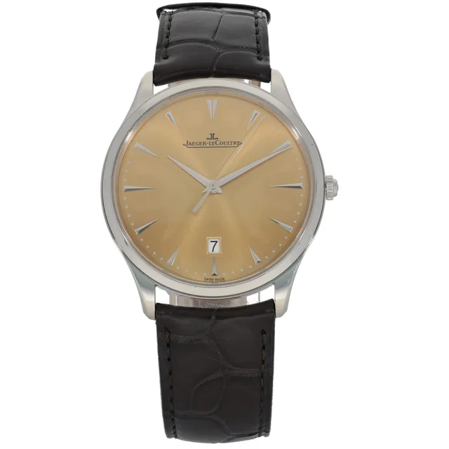 Jaeger-LeCoultre Master Control 174.8.37.S 40mm Stainless Steel Watch in Leather from H&T