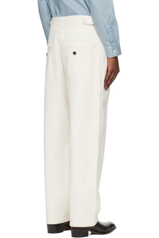 Isabel Marant Off-White Ilyan Jeans, photo 3 of 4 from SSENSE