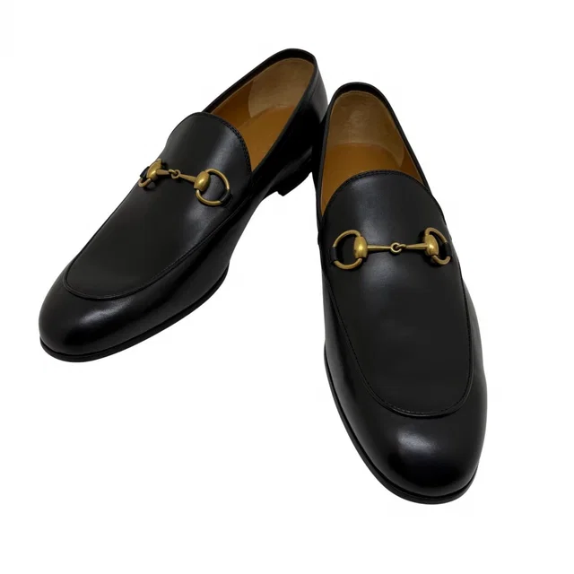 Gucci Horsebit Loafers 10 Black Leather in Black Leather from The Reluxe