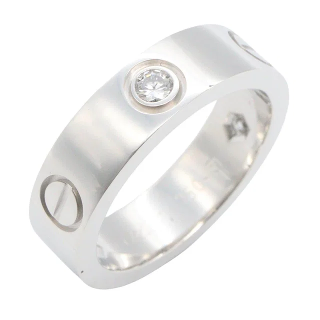 Cartier Love Ring Au750 Diamond Ring Size 10 from LuxUness