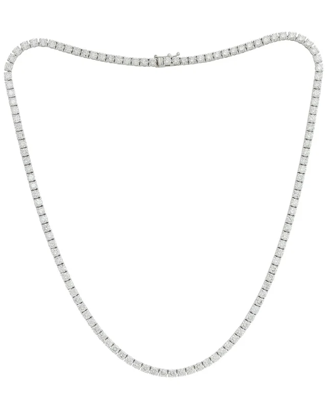 Diana M. Fine Jewelry 14K 12.40 ct. tw. Diamond Tennis Necklace, image 1 of 1 from Rue La La